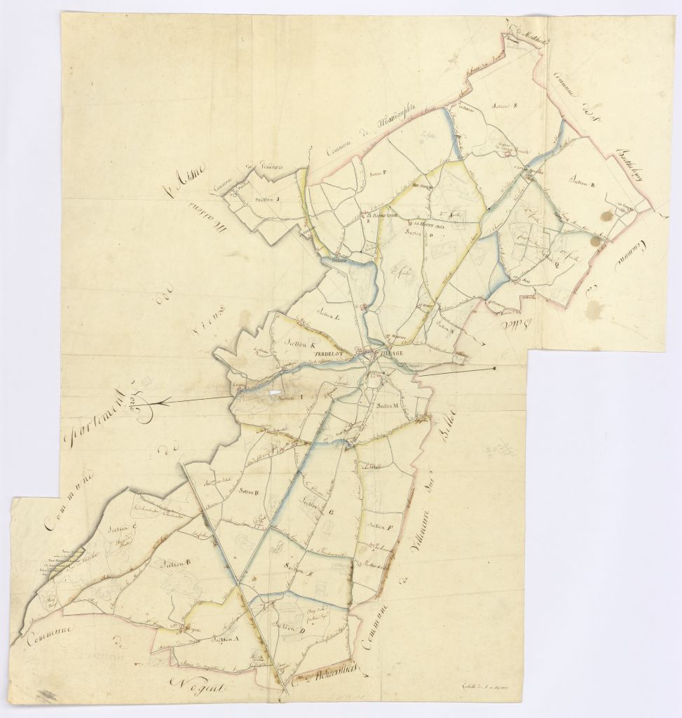 Tableau d'assemblage (exemplaire definitif)