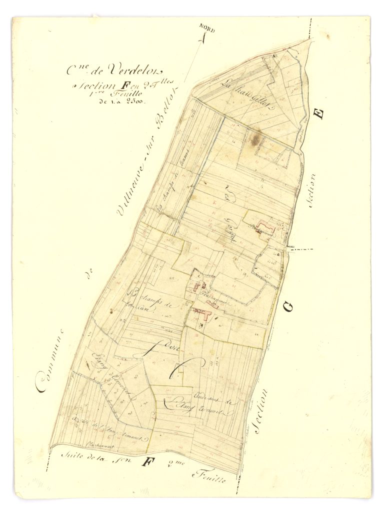 minute, section F, 1ere feuille