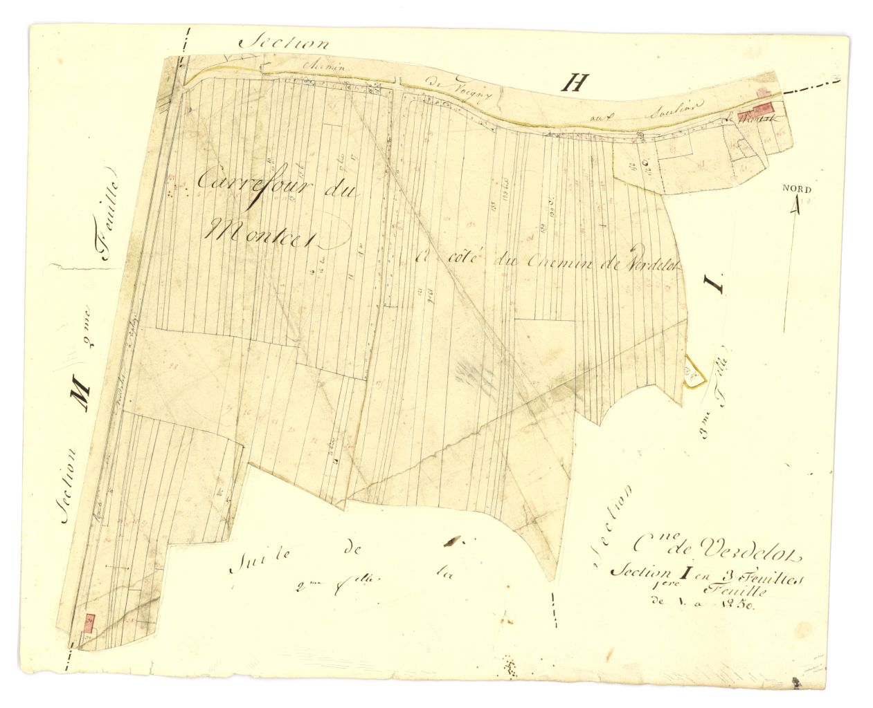 minute, section I, 1ere feuille