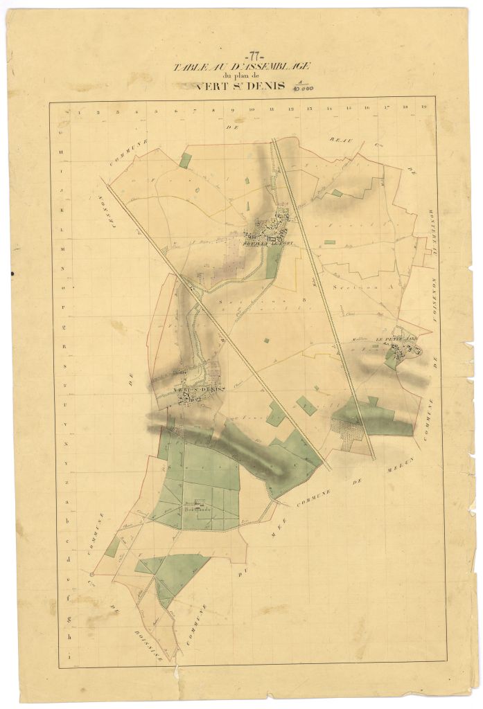 Tableau d'assemblage, 3 sections