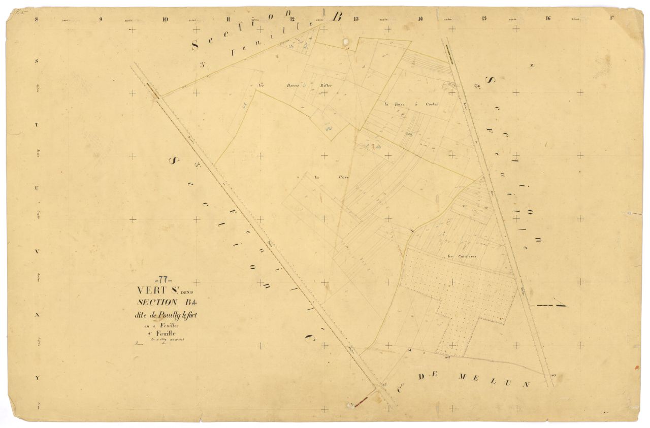 Section B dite de Pouilly-le-Fort, en 4 feuilles, 4eme feuille