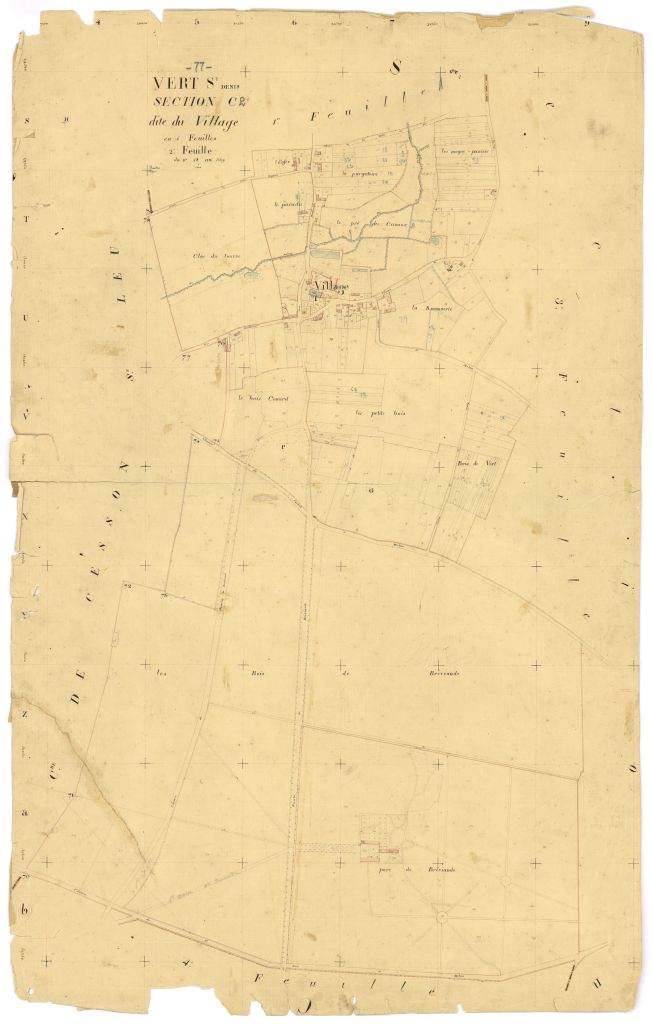 Section C dite du Village, en 5 feuilles, 2eme feuille