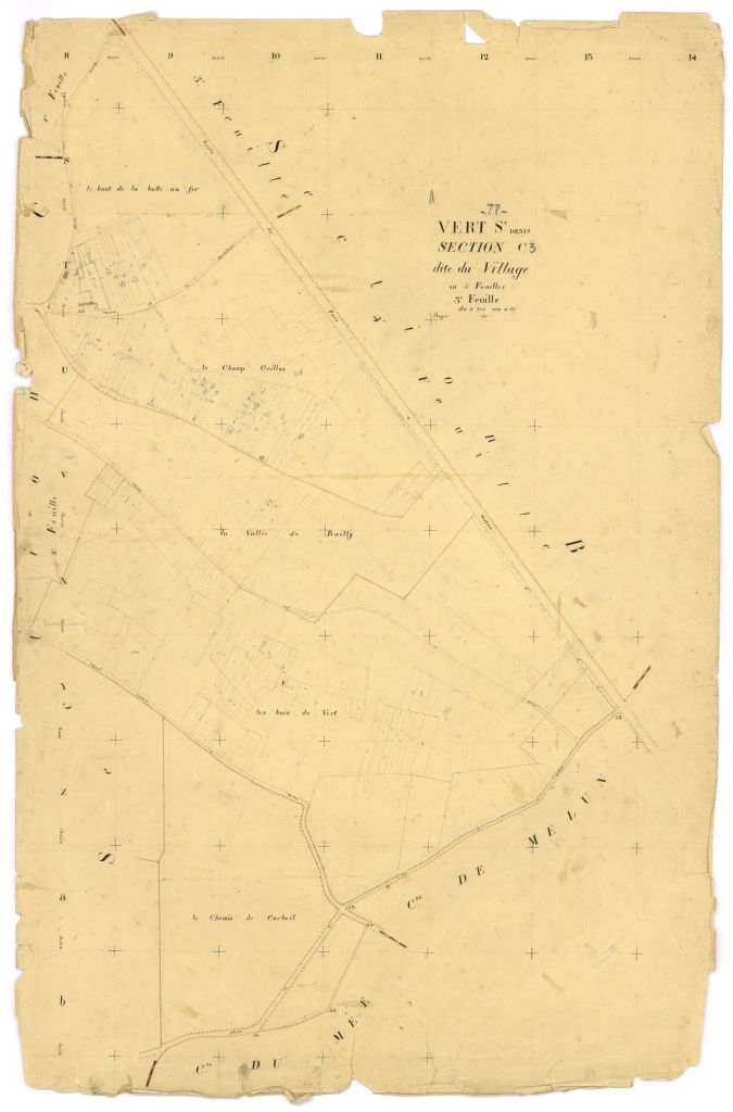 Section C dite du Village, en 5 feuilles, 3eme feuille
