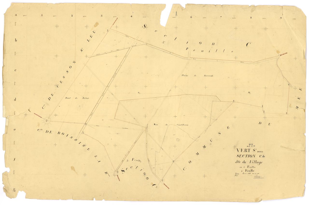 Section C dite du Village, en 5 feuilles, 4eme feuille