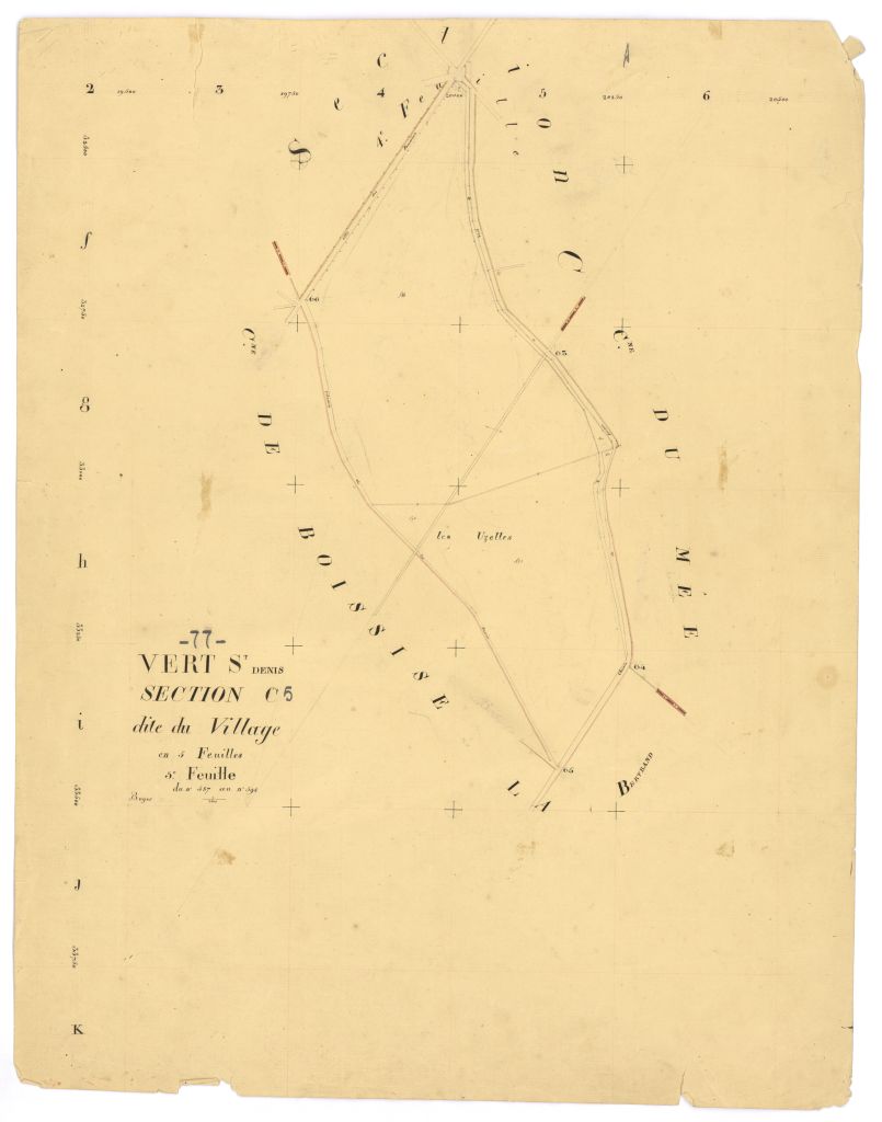 Section C dite du Village, en 5 feuilles, 5eme feuille