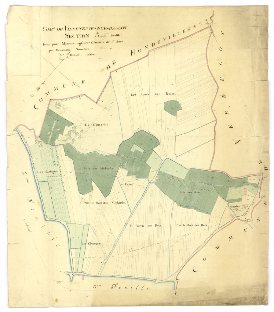 minute, section A, 1ere feuille