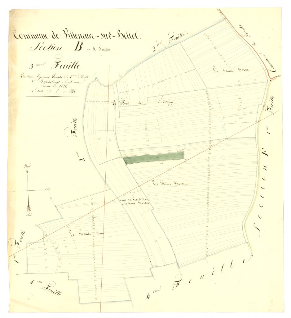 minute, section B, 3eme feuille