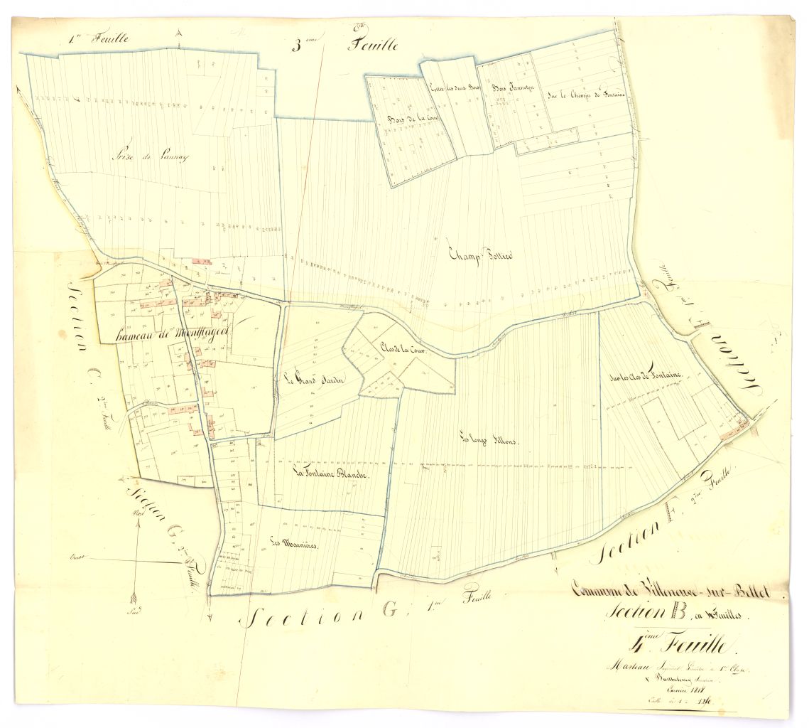 minute, section B, 4eme feuille