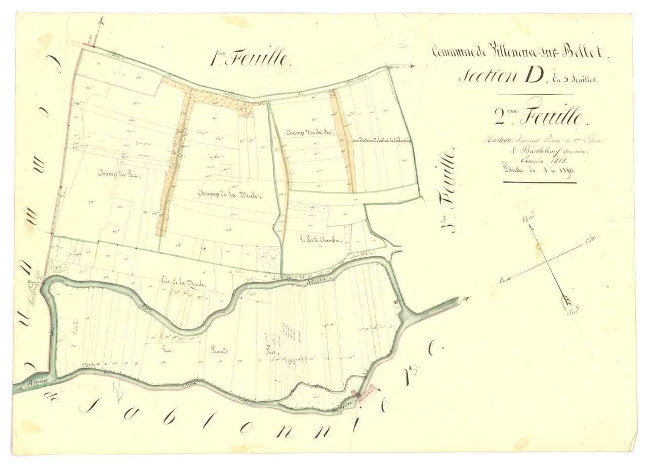 minute, section D, 2eme feuille