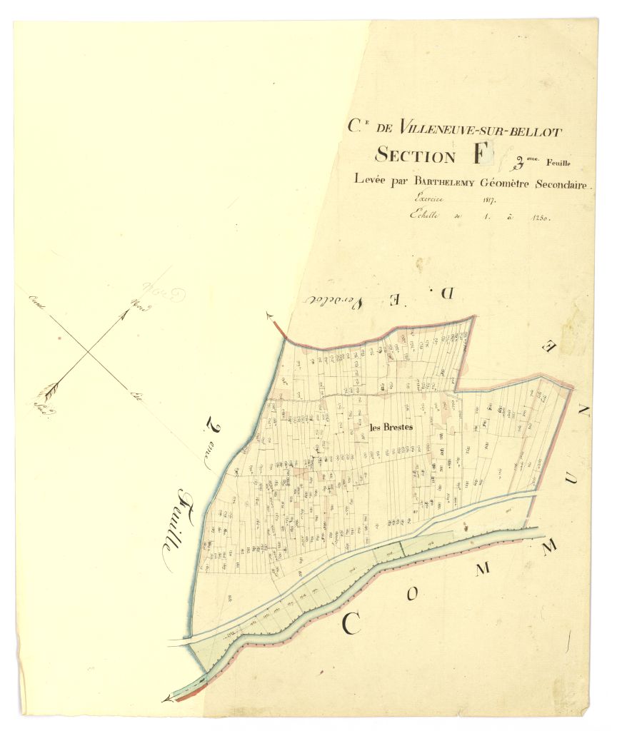 minute, section F, 3eme feuille