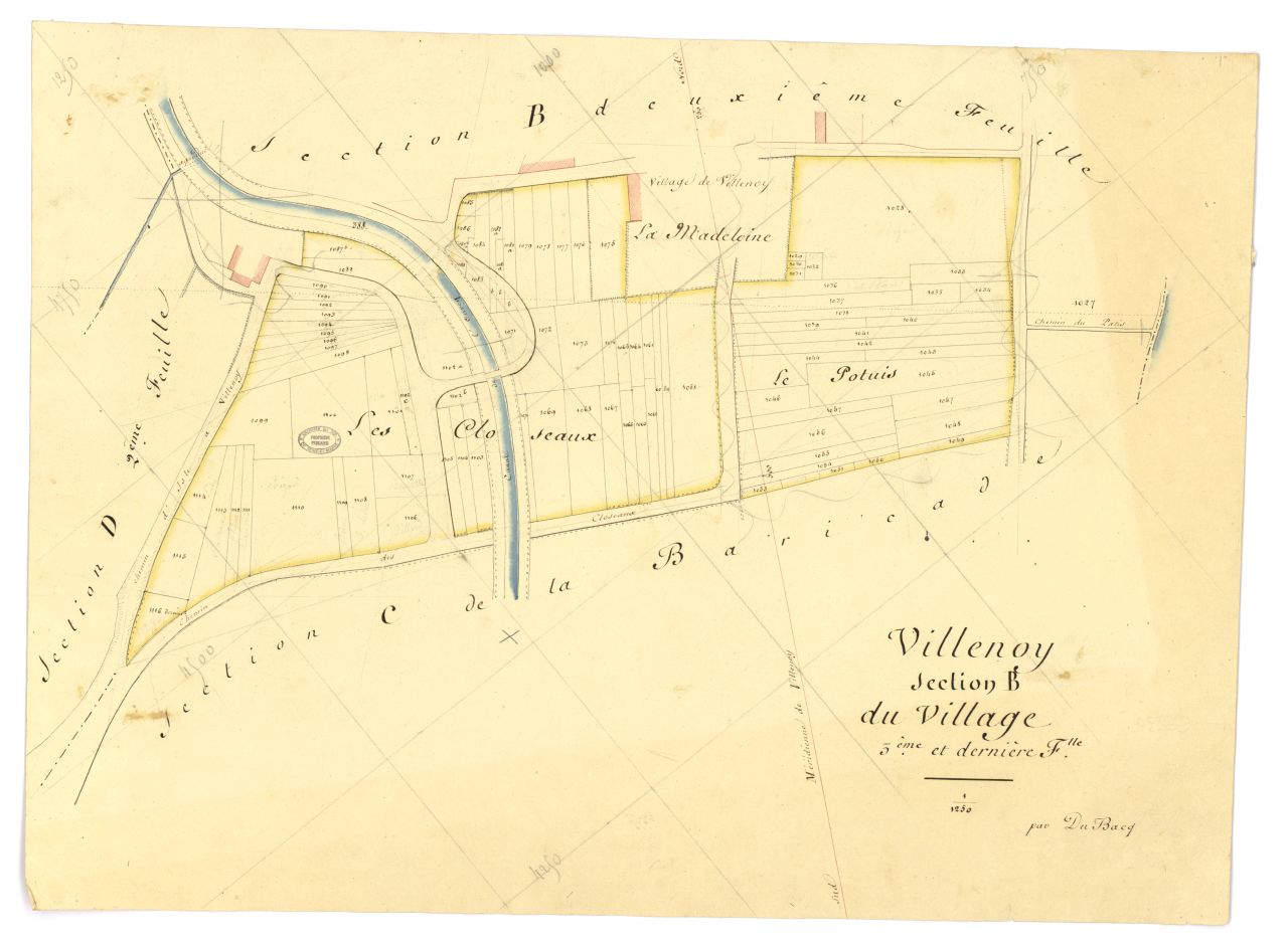 minute, section B, 3eme feuille