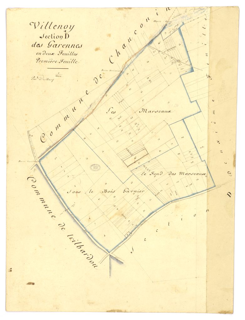 minute, section D, 1ere feuille