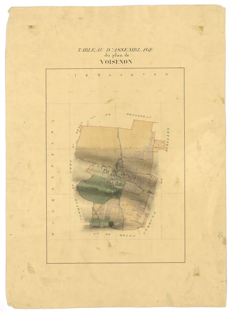 Tableau d'assemblage, 2 sections