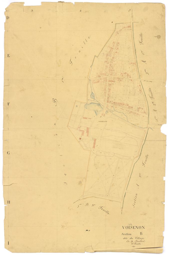 Section B dite du Village, en 3 feuilles, 2eme feuille
