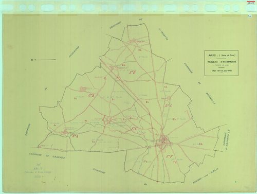 Ablis - Plans du cadastre rénové