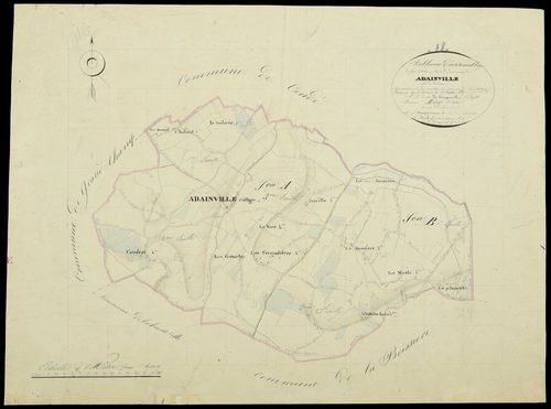 Adainville - Plans de l’Administration du cadastre