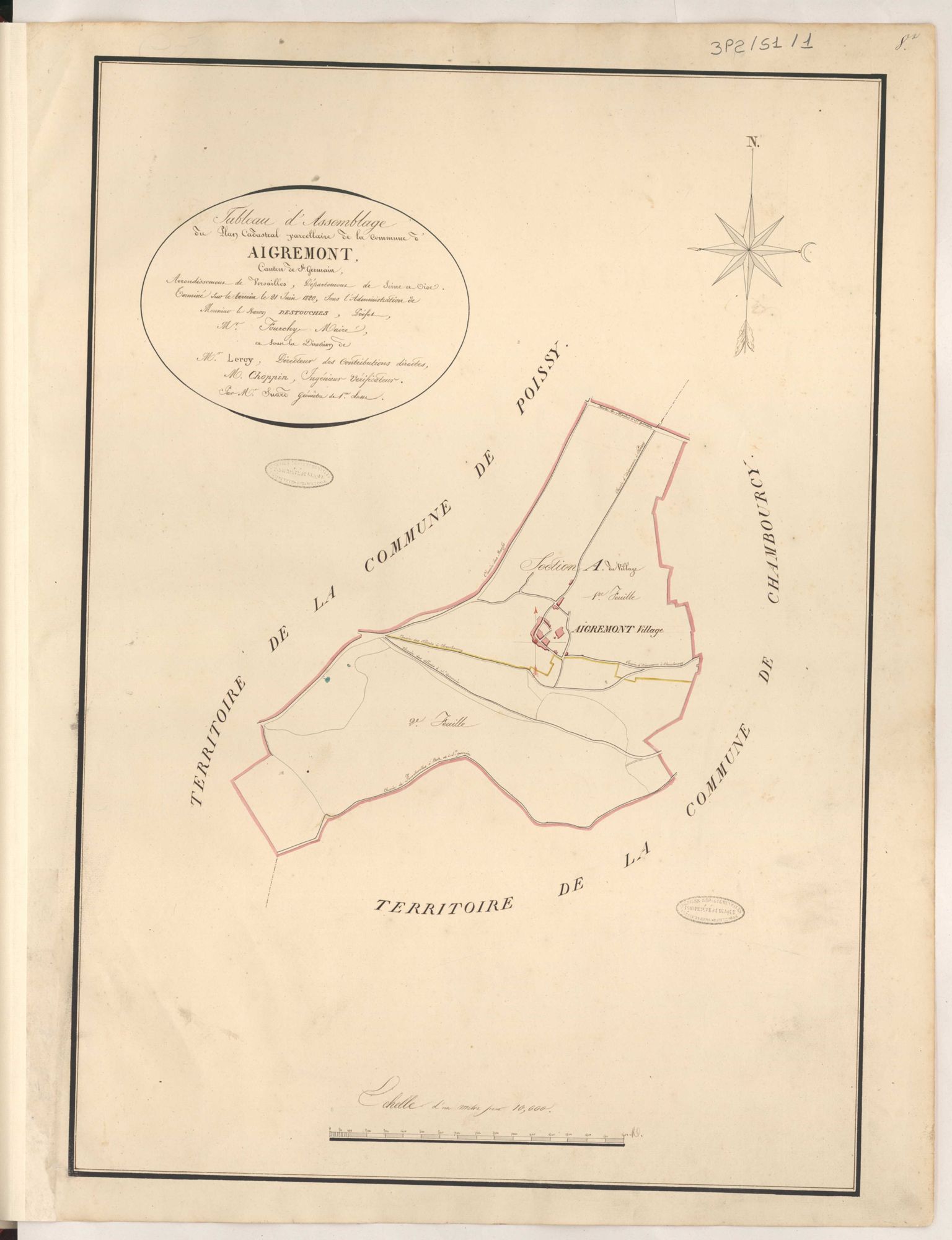 Aigremont - Plans de la Préfecture de Seine-et-Oise
