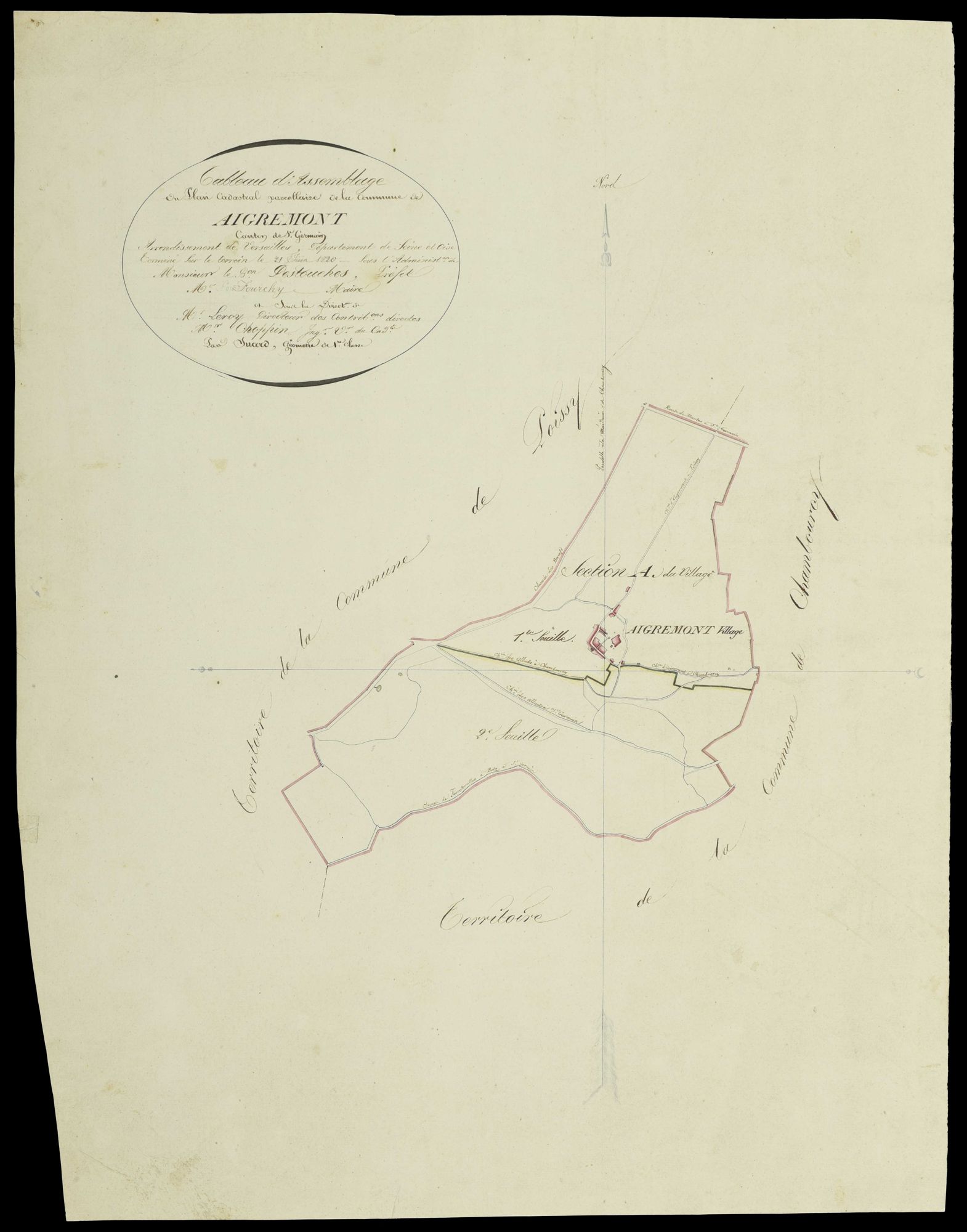 Aigremont - Plans de l’Administration du cadastre
