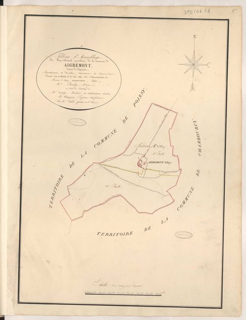 Aigremont - Plans de la Préfecture de Seine-et-Oise