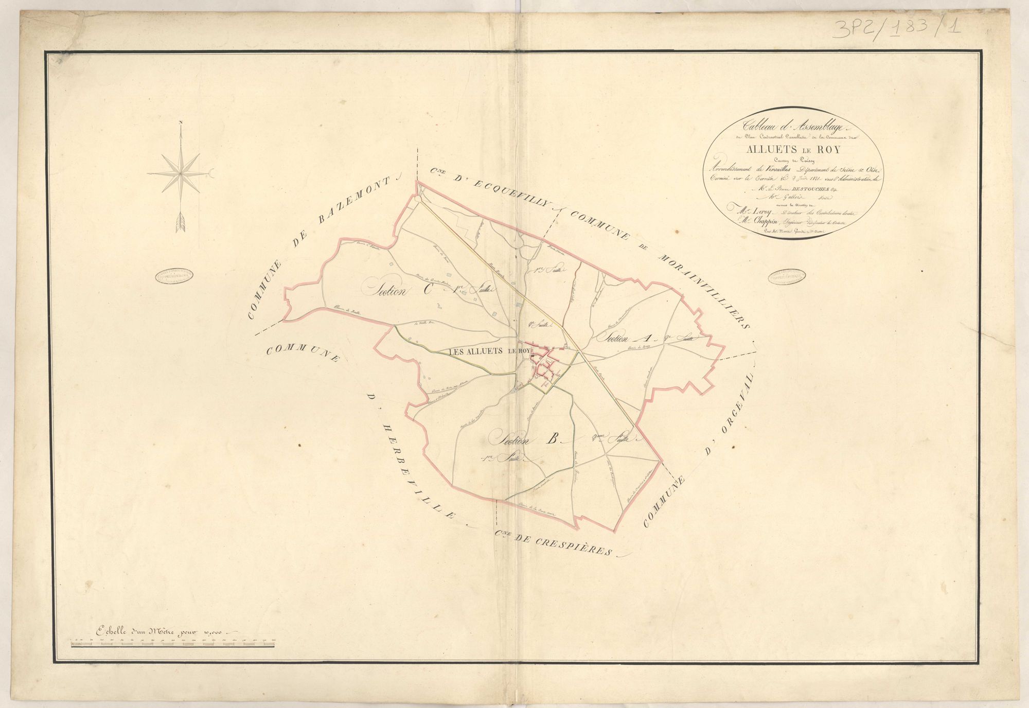 Les Alluets-le-Roi - Plans de la Préfecture de Seine-et-Oise