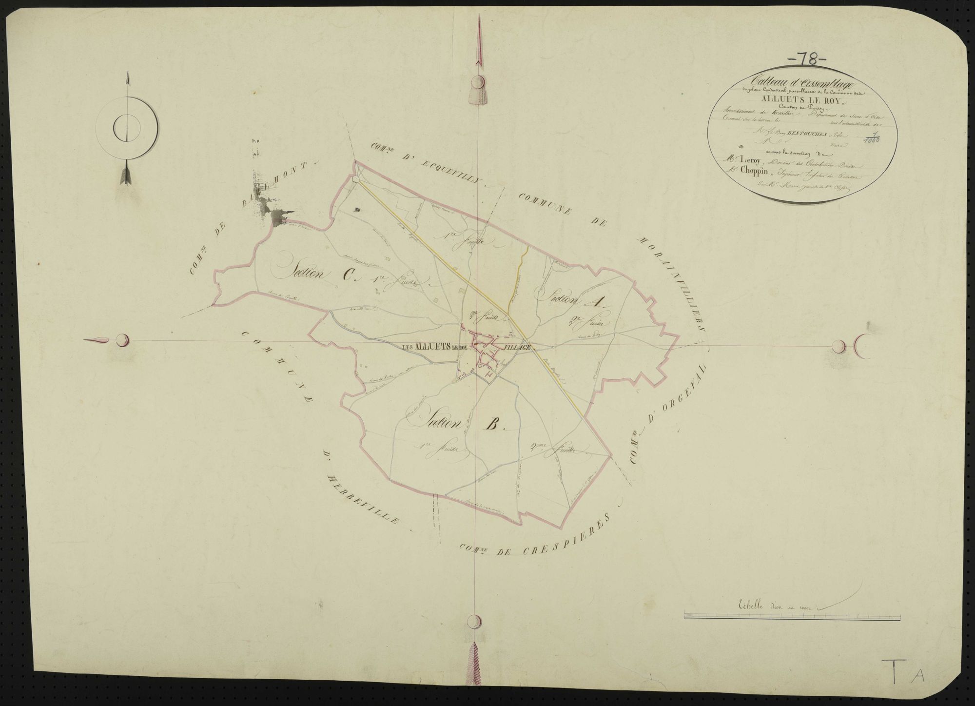 Les Alluets-le-Roi - Plans de l’Administration du cadastre