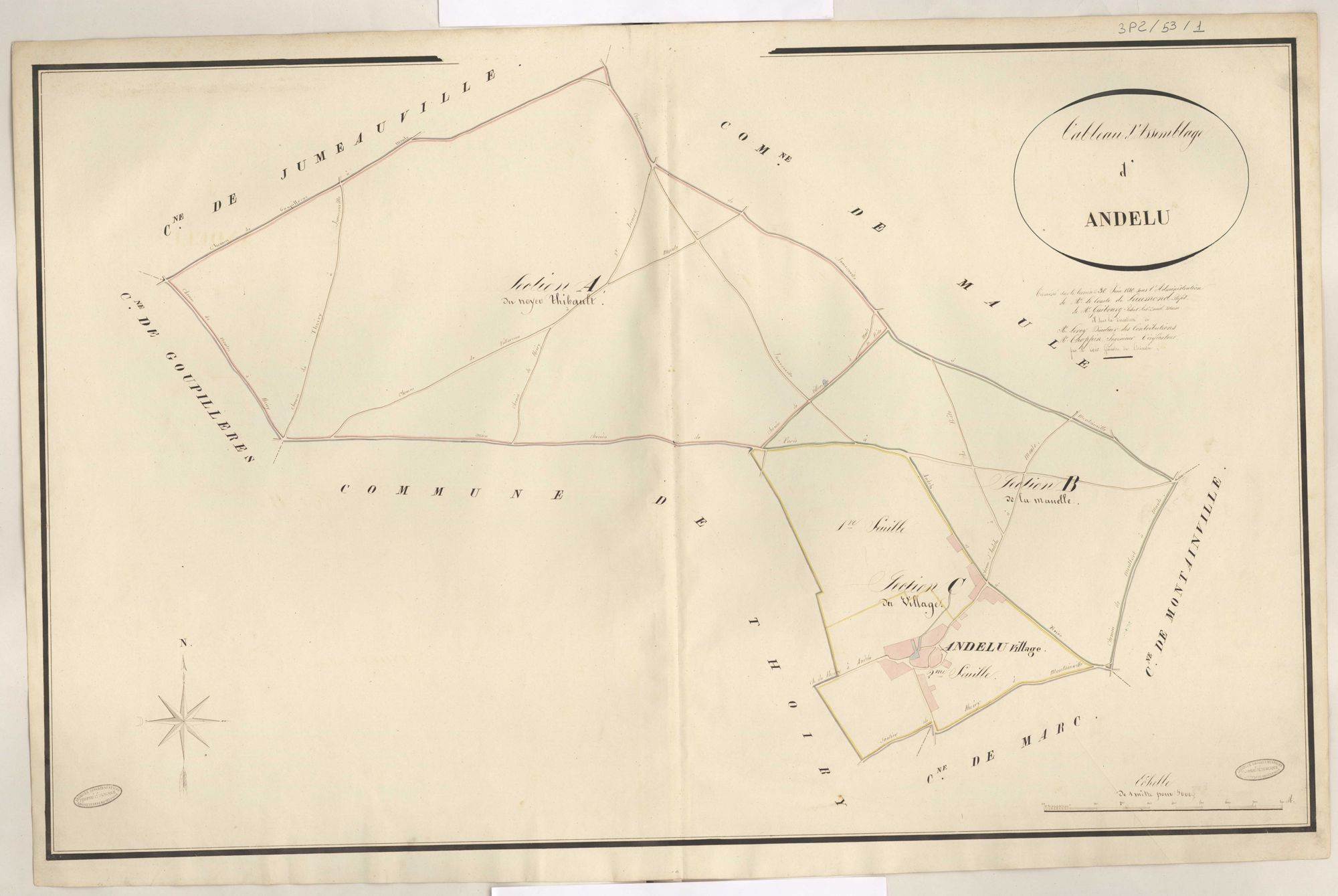 Andelu - Plans de la Préfecture de Seine-et-Oise