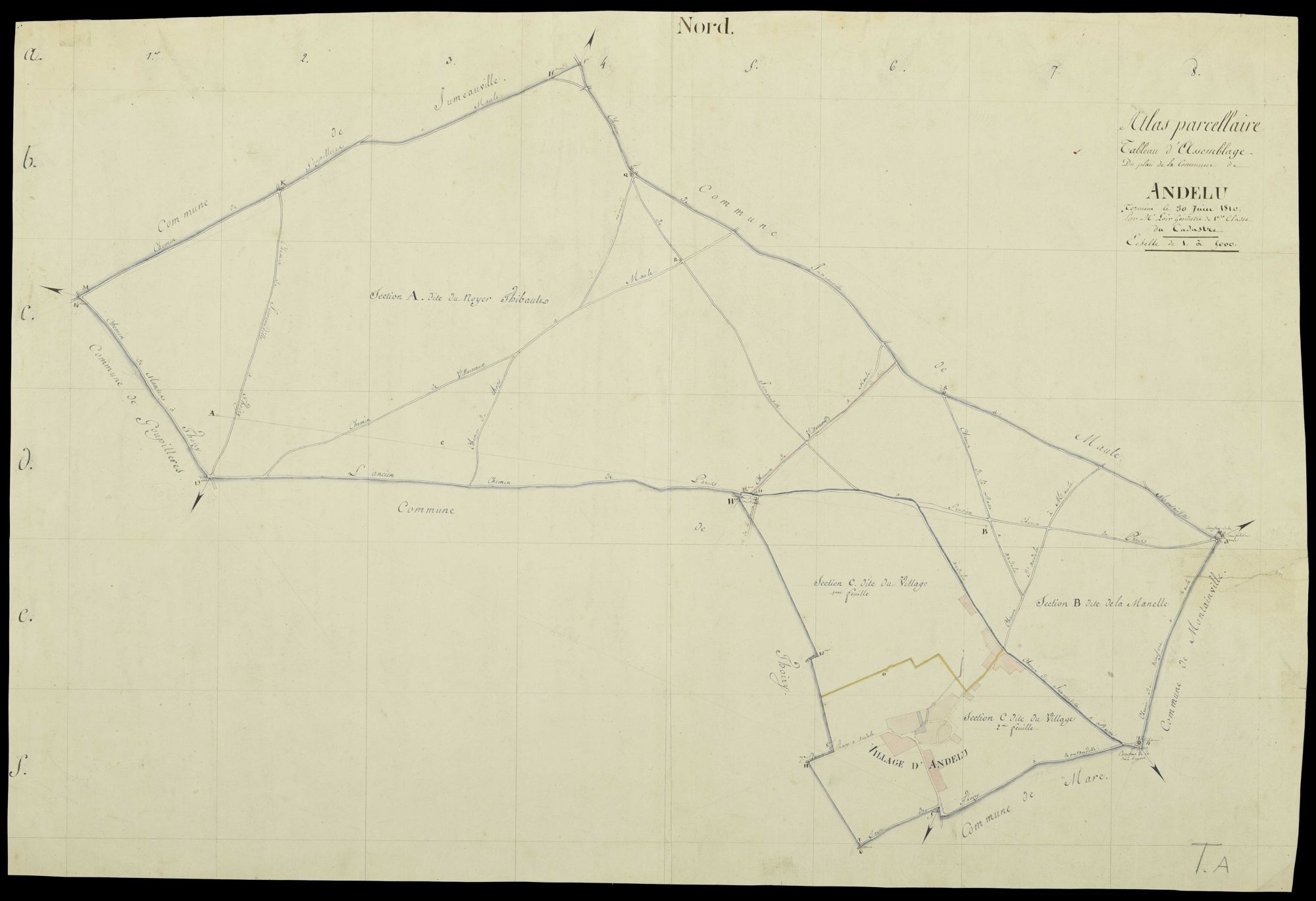 Andelu - Plans de l’Administration du cadastre