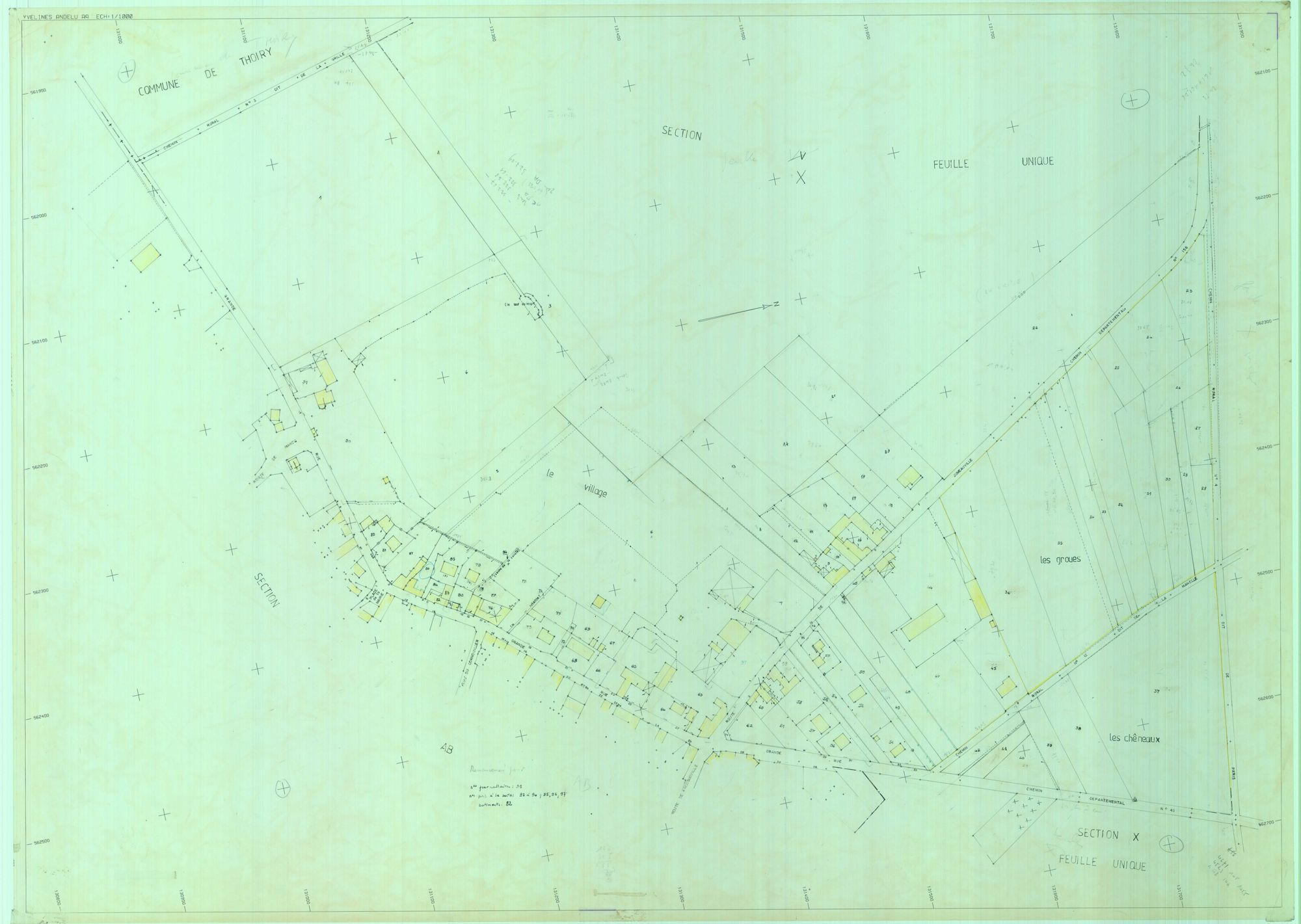 Andelu - Plans du cadastre révisé