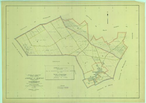 Andelu - Plans du cadastre remembré