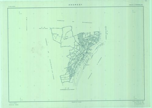 Andrésy - Plans du cadastre révisé