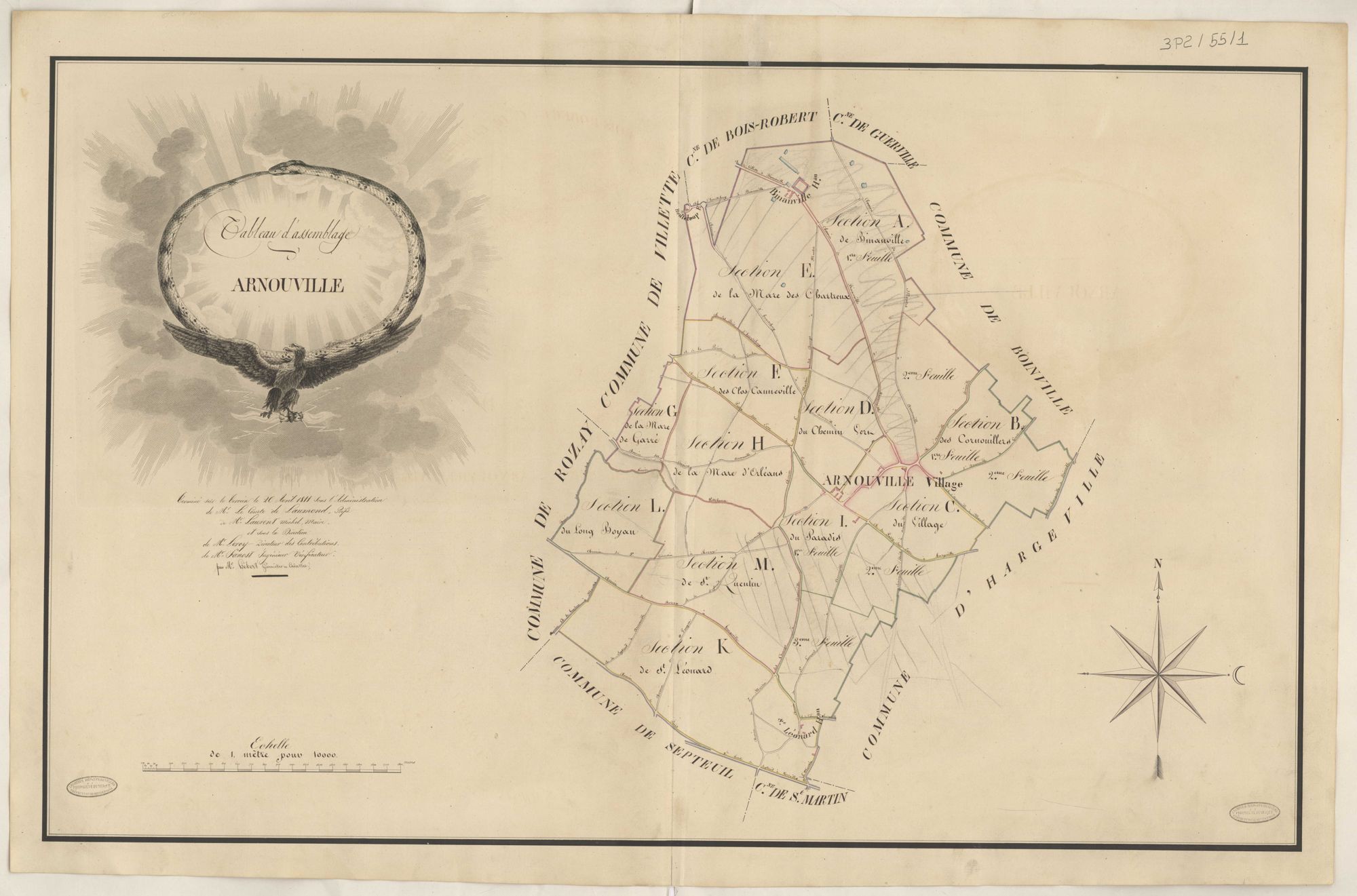 Arnouville-lès-Mantes - Plans de la Préfecture de Seine-et-Oise