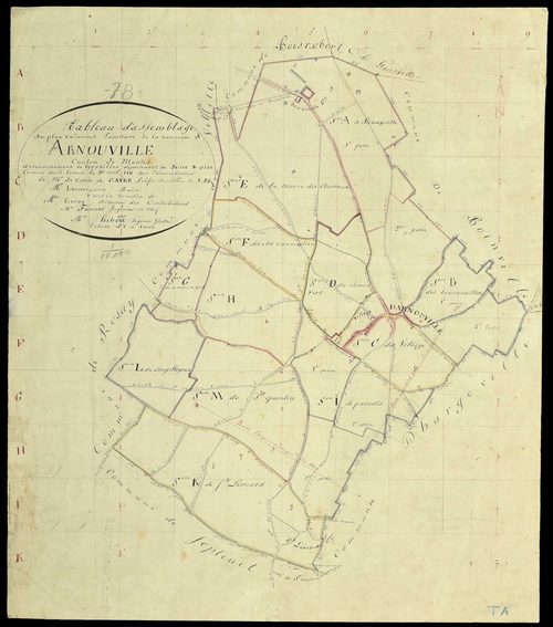 Arnouville-lès-Mantes - Plans de l’Administration du cadastre