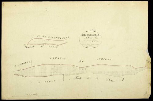 Aubergenville - Plans de l’Administration du cadastre