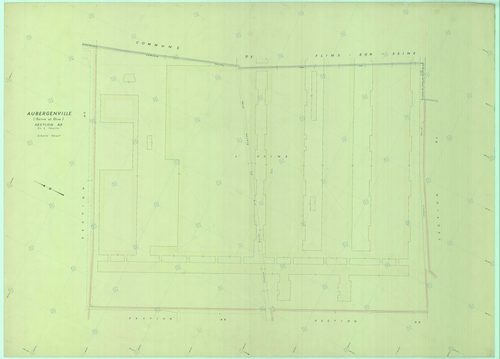 Aubergenville - Plans du cadastre révisé