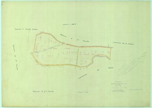 Aulnay-sur-Mauldre - Plans du cadastre remembré