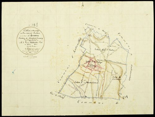 Auteuil - Plans de l’Administration du cadastre