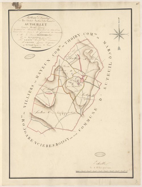 Autouillet - Plans de la Préfecture de Seine-et-Oise