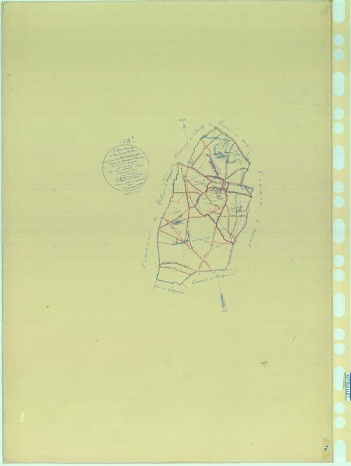 Autouillet - Plans du cadastre rénové