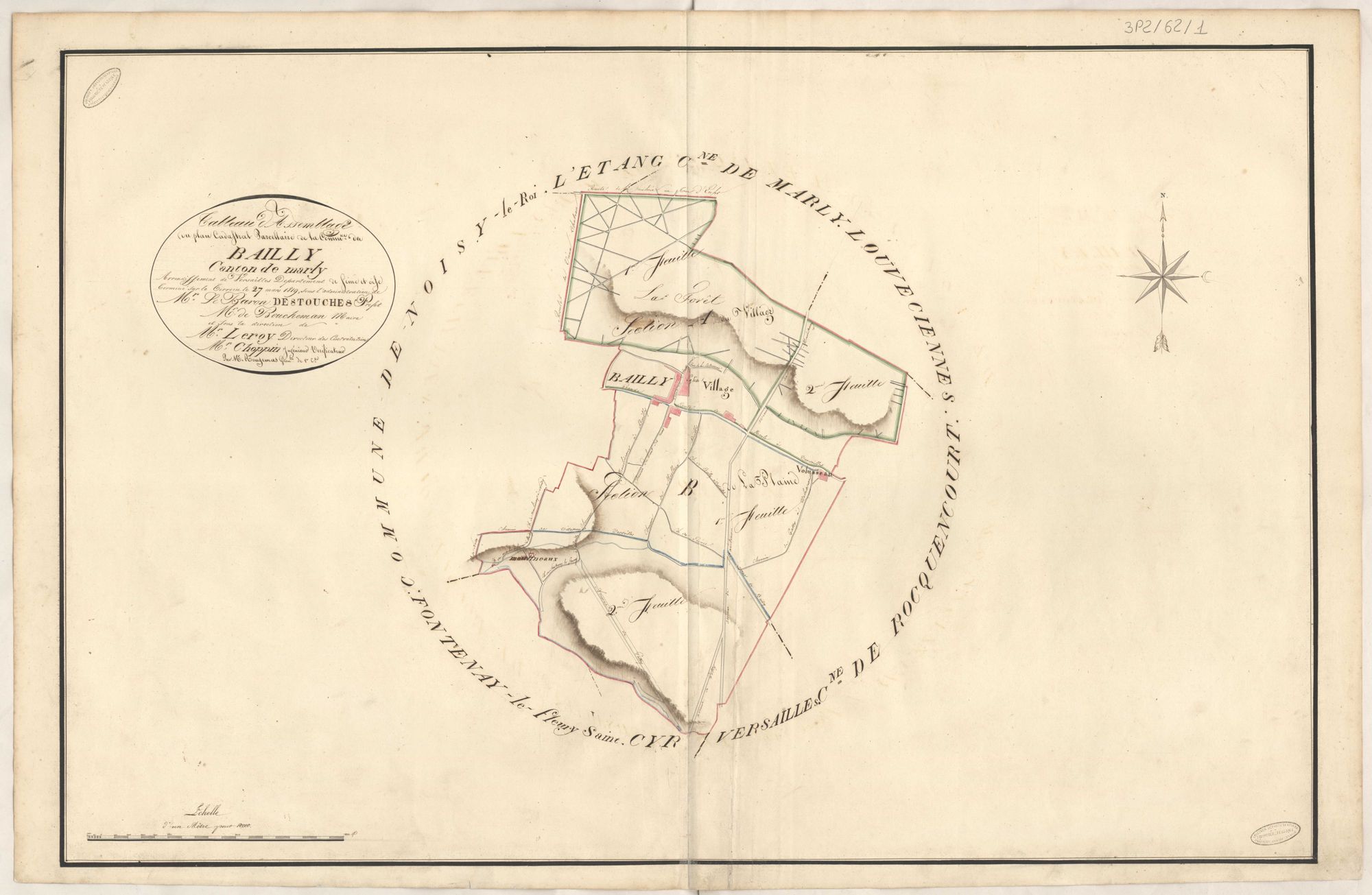 Bailly - Plans de la Préfecture de Seine-et-Oise