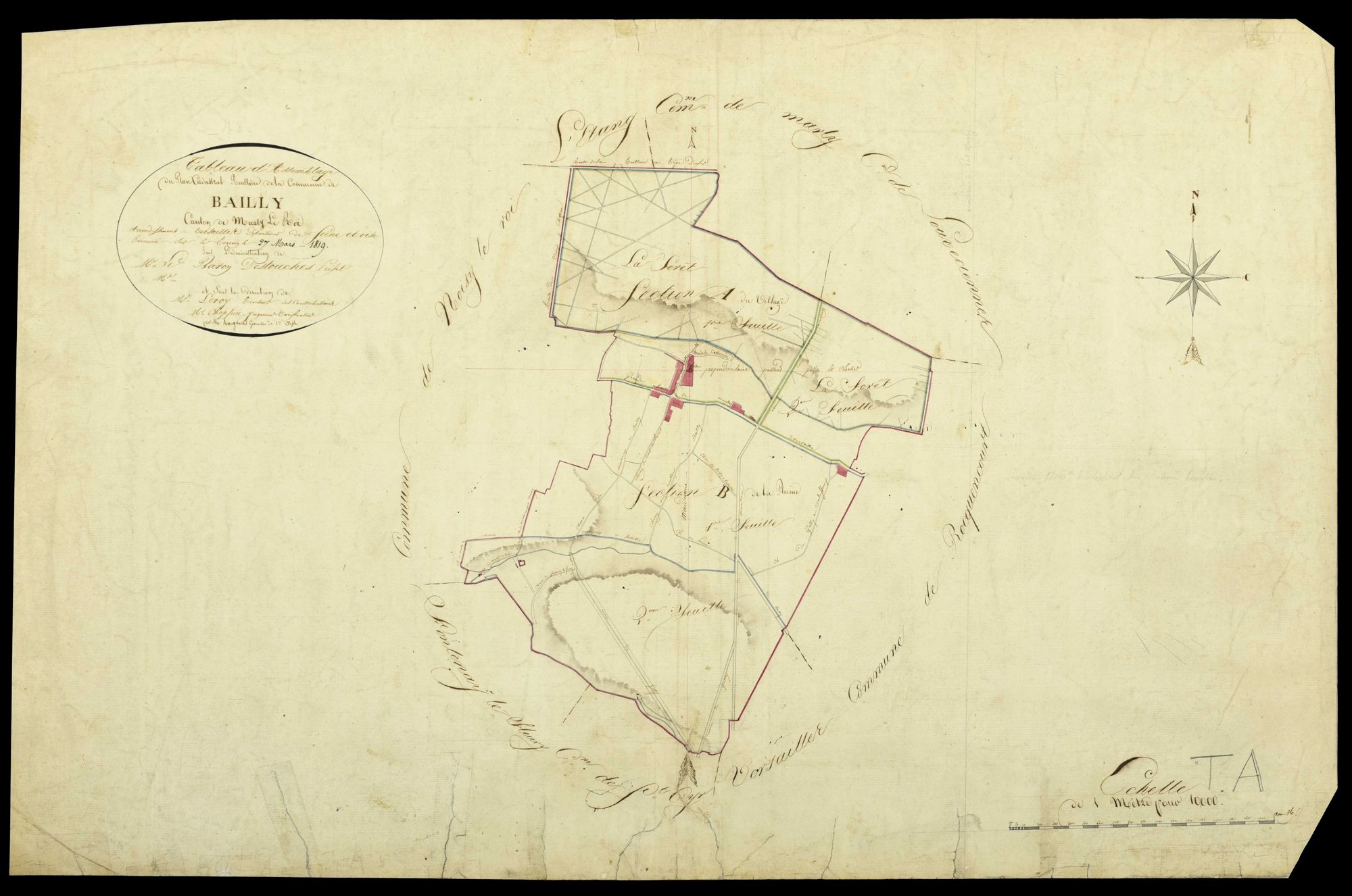 Bailly - Plans de l’Administration du cadastre