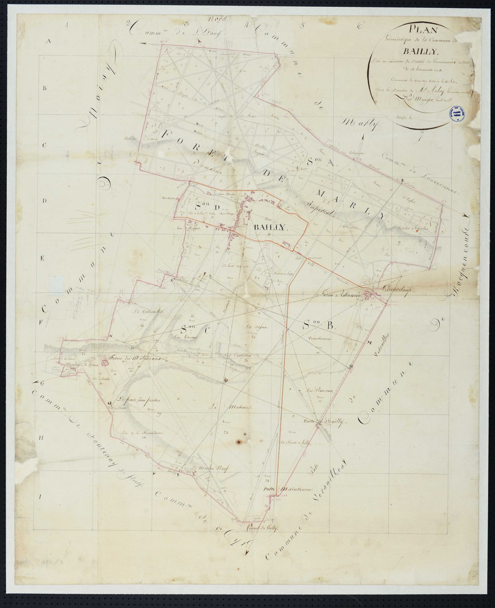 Bailly - Plan géométrique