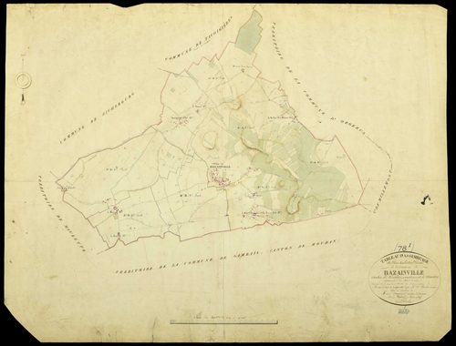 Bazainville - Plans de l’Administration du cadastre