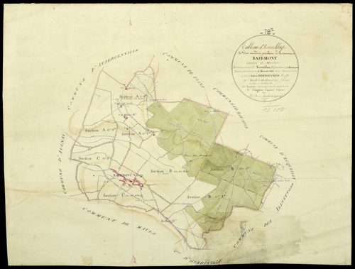 Bazemont - Plans de l’Administration du cadastre