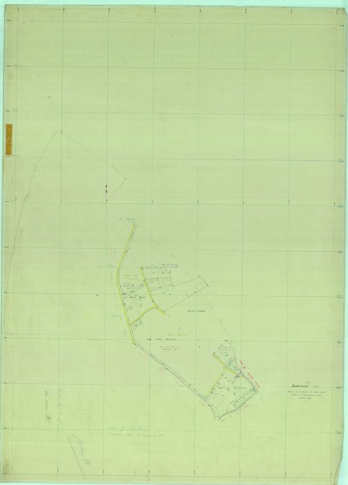 Bazemont - Plans du cadastre remembré