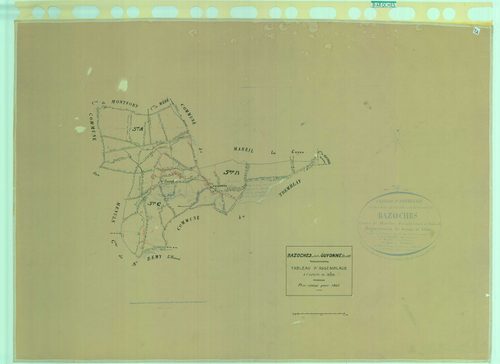 Bazoches-sur-Guyonne - Plans du cadastre rénové