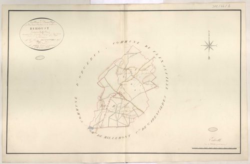 Béhoust - Plans de la Préfecture de Seine-et-Oise