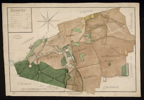 Béhoust - Plan d'intendance de la paroisse de Béhoust