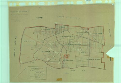 Béhoust - Plans du cadastre rénové