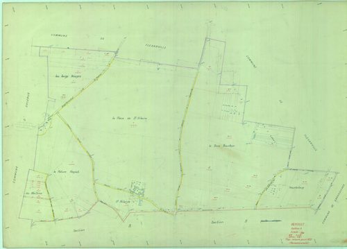 Béhoust - Plans du cadastre remembré