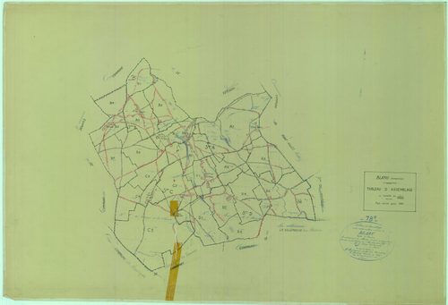 Blaru - Plans du cadastre rénové